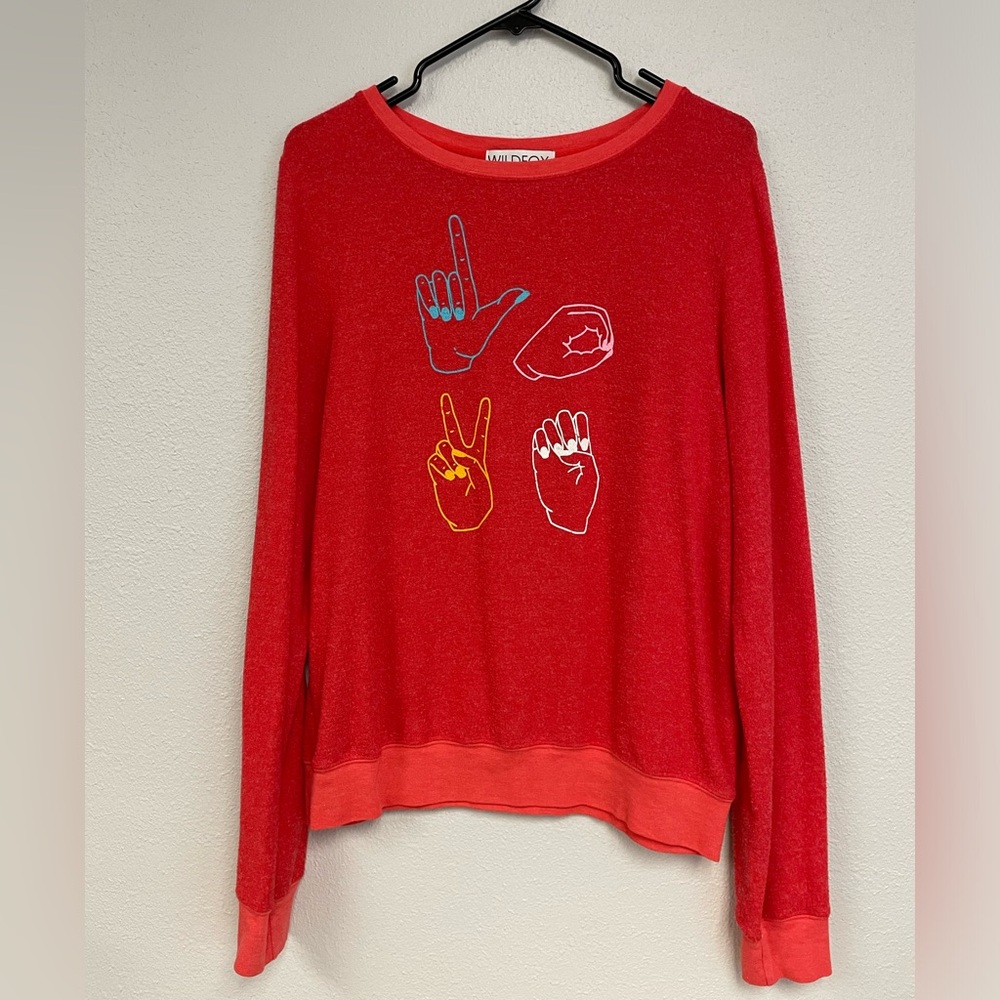 Wildfox LOVE sweatshirt